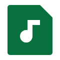 Icono de Archivo de Audio